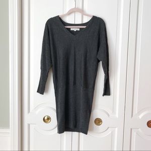 Charcoal Grey LOFT Sweater Dress Small Petite